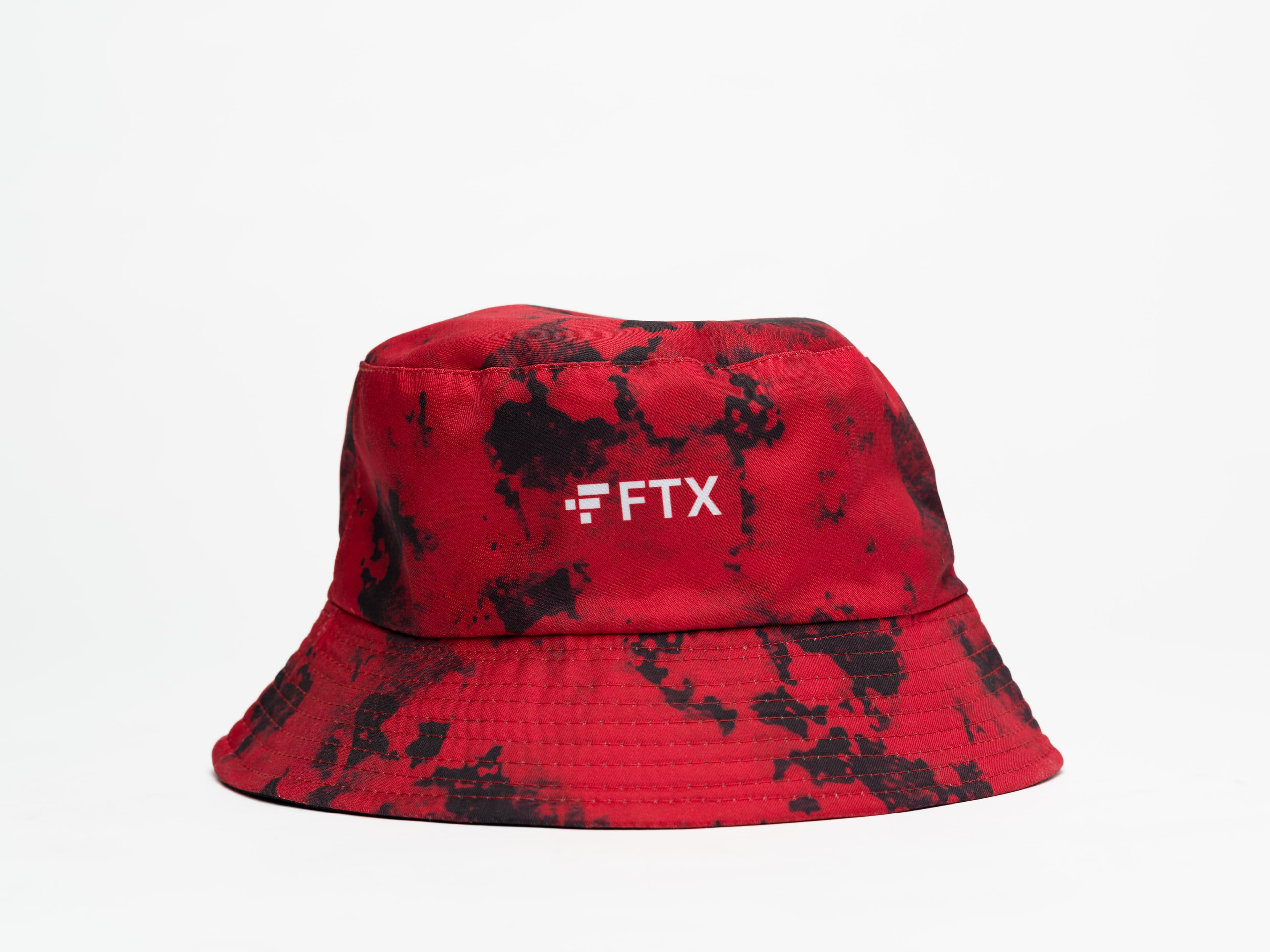 Red FTX bucket hat