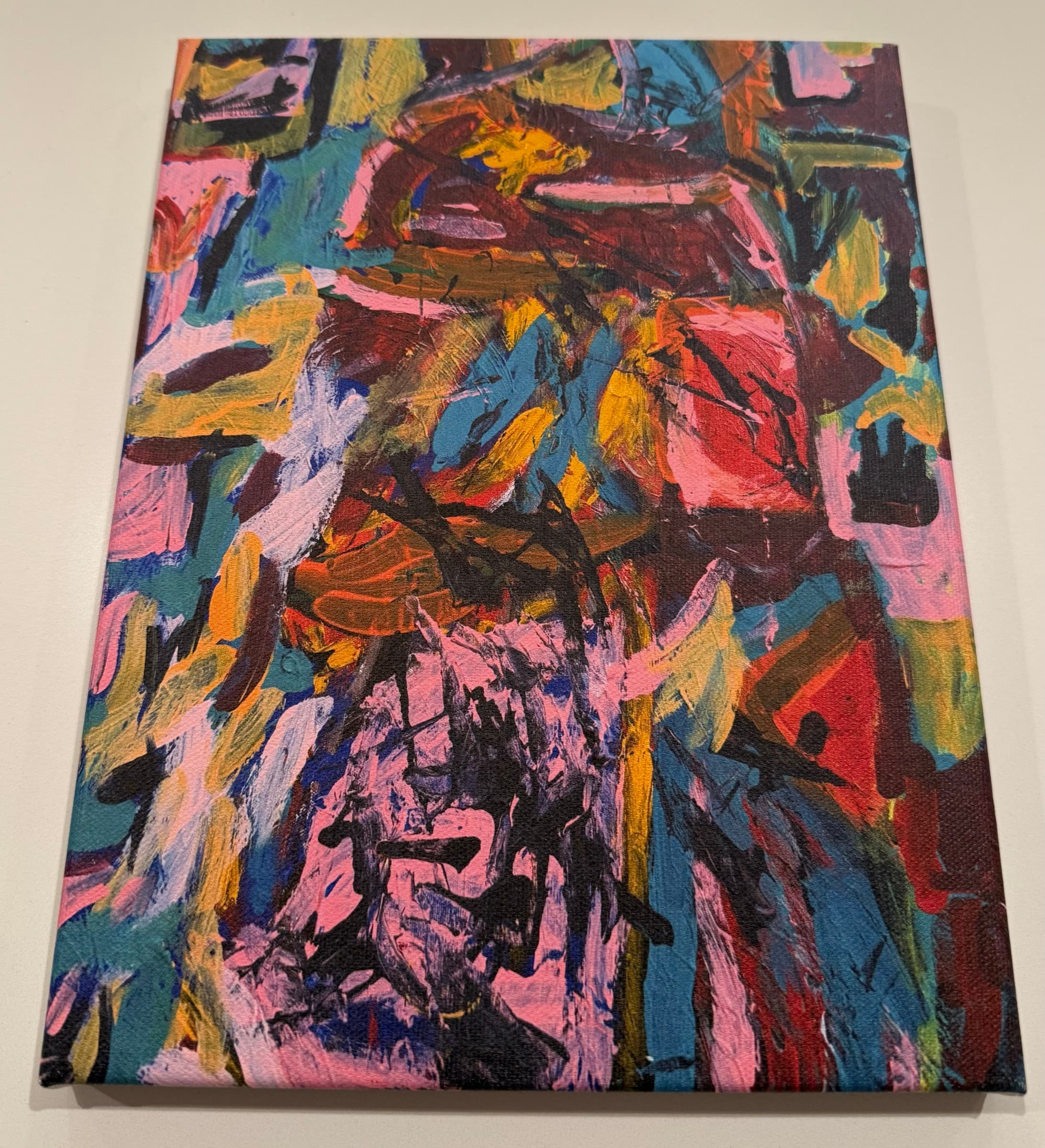 Abstract painting by John Hinckley Jr.