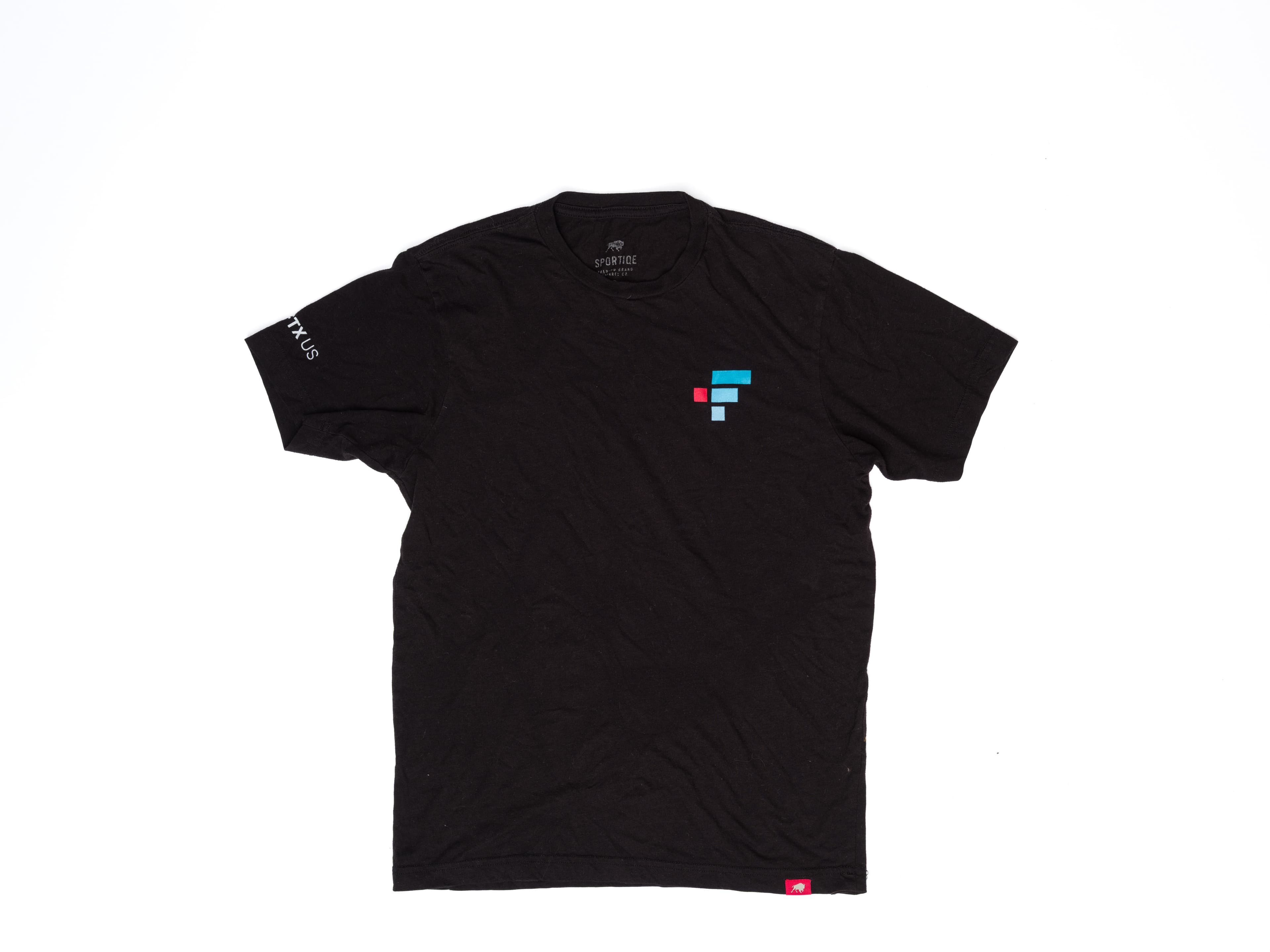 Black FTX logo T-shirt