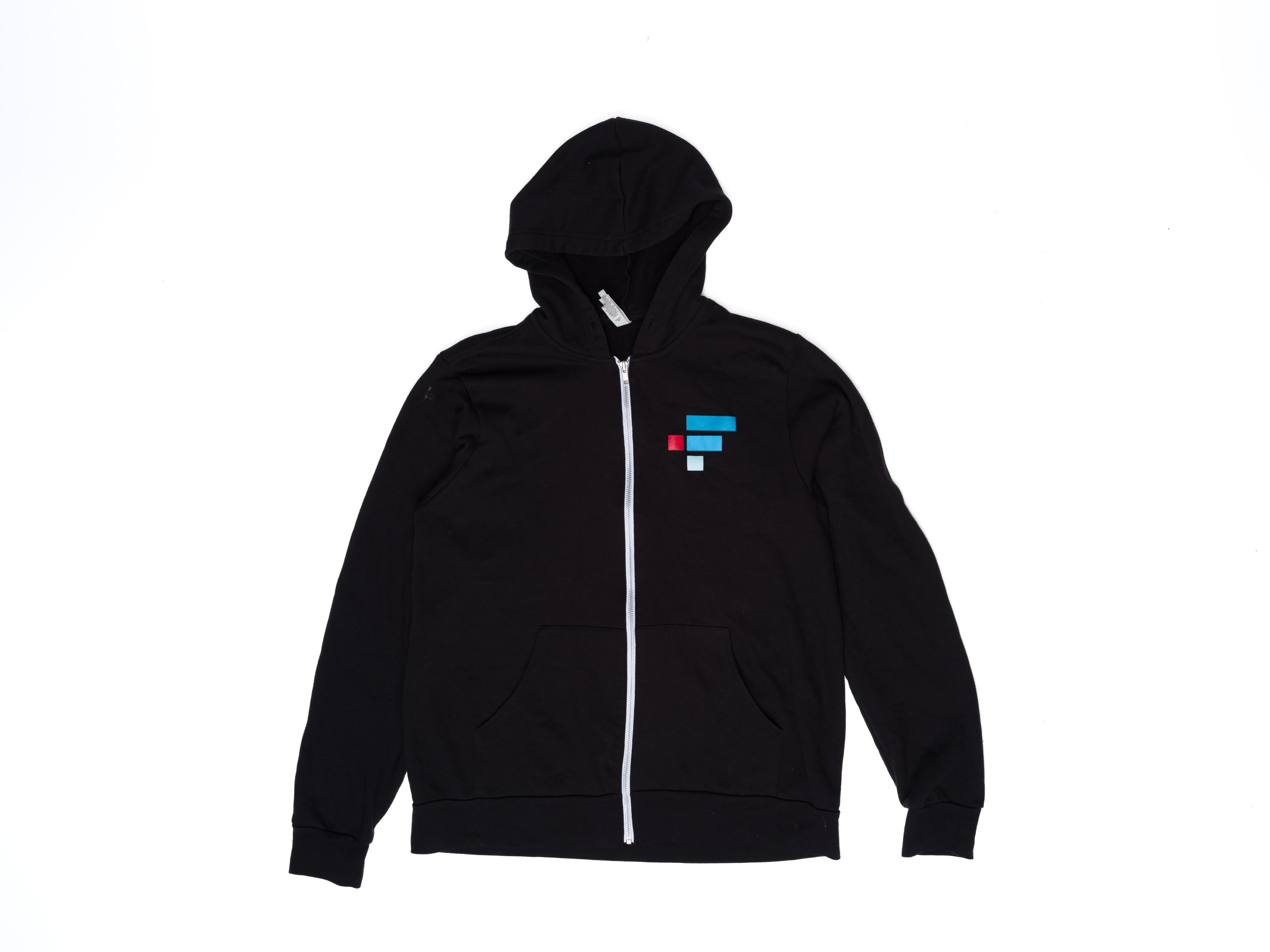 Black FTX zip hoodie