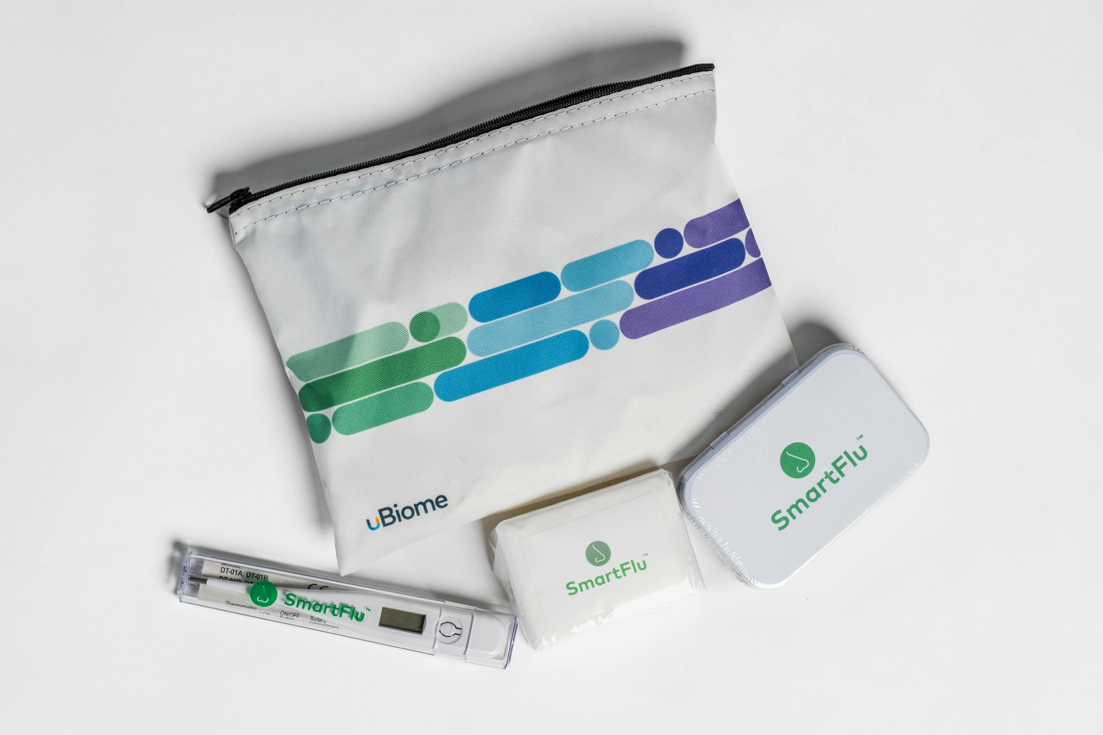 A photograph of a uBiome kit