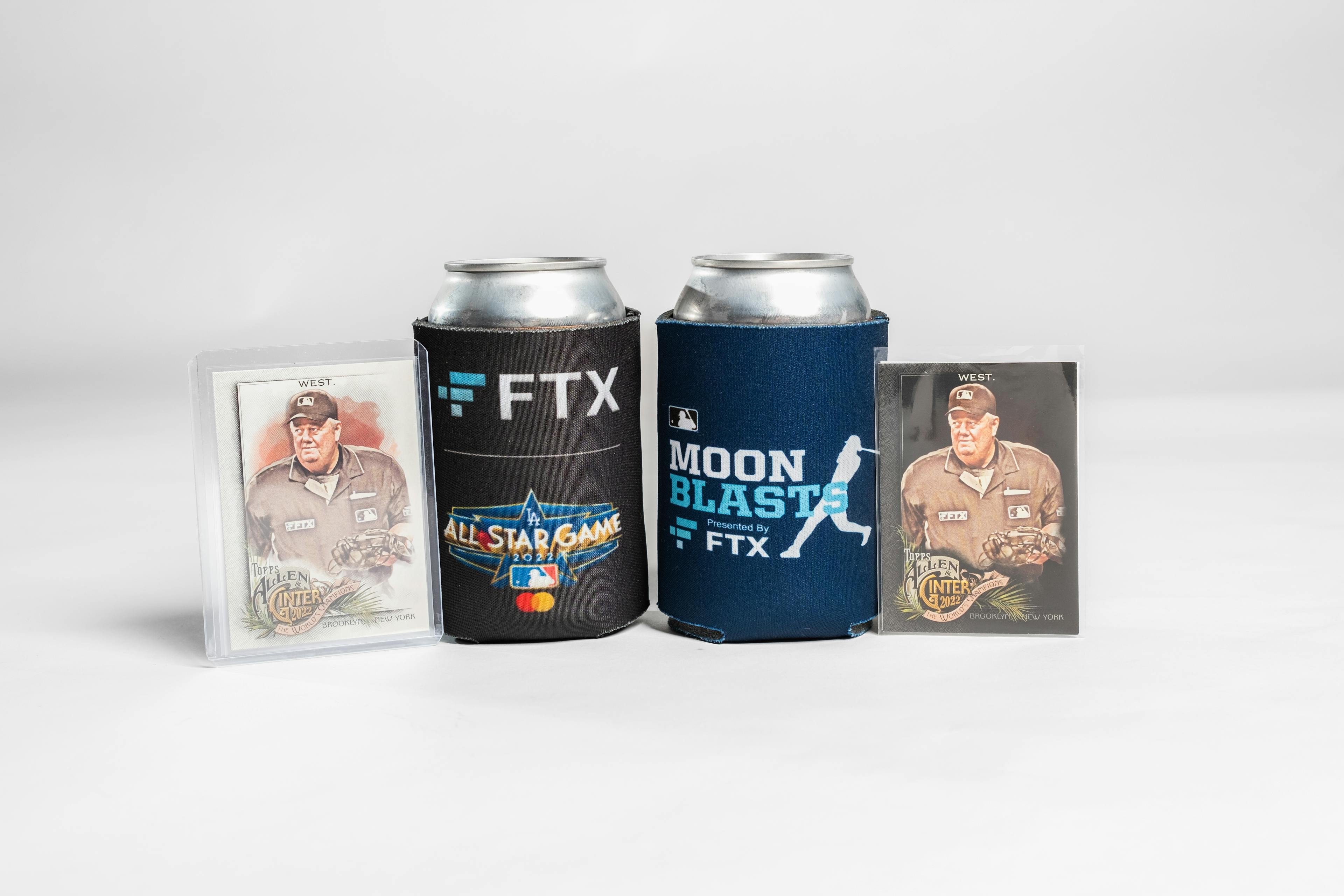 A photograph of various FTX items